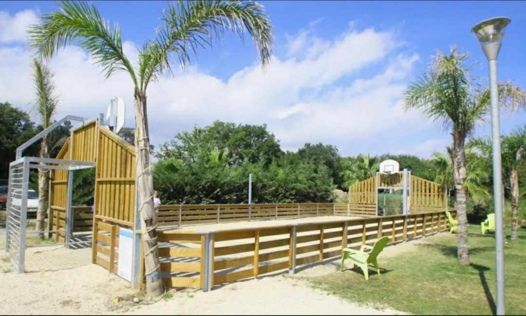 Camping Le Clos Du Thym - อาร์เจเลส-ซัวร์-แมร์ ภายนอก รูปภาพ