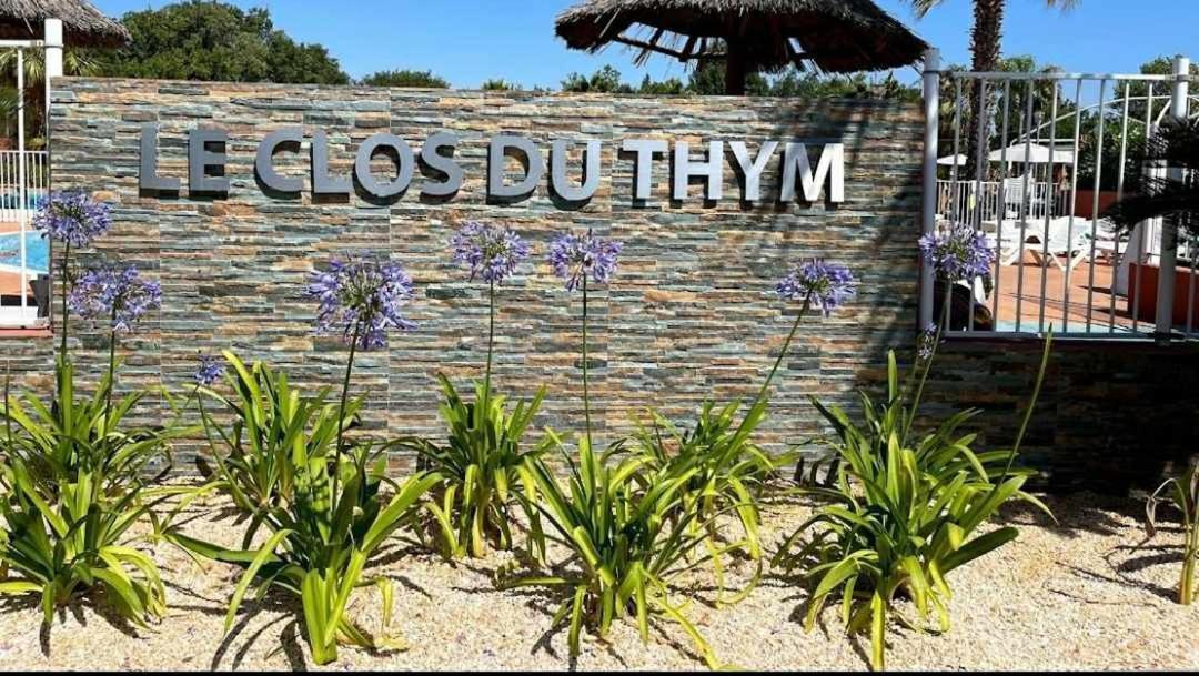 Camping Le Clos Du Thym - อาร์เจเลส-ซัวร์-แมร์ ภายนอก รูปภาพ